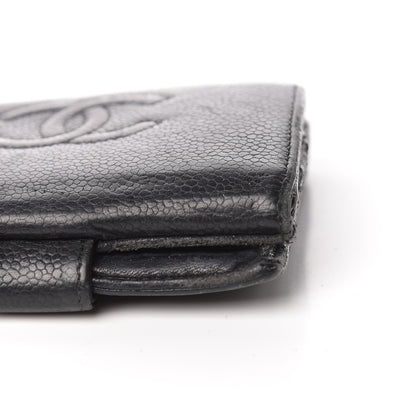 Chanel Caviar Timeless CC Compact French Wallet Black 13 of 20