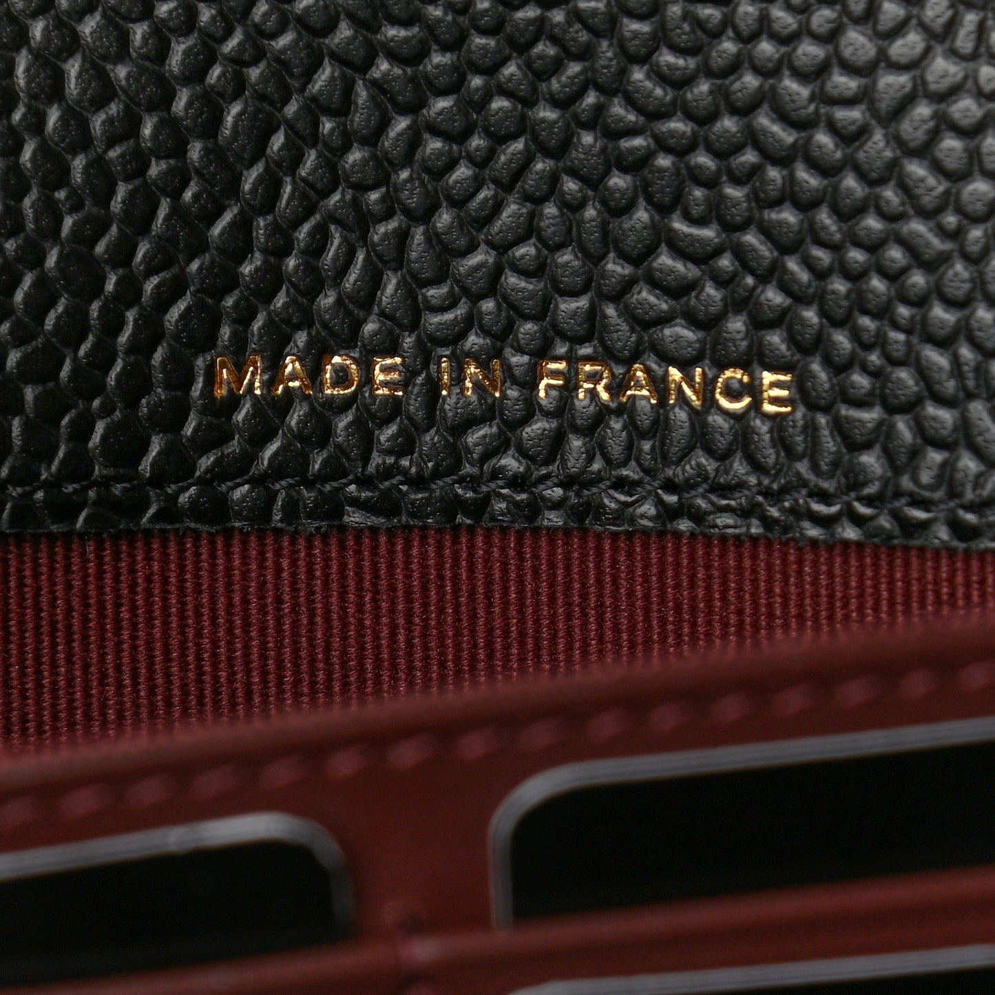 Caviar Quilted Large Gusset Flap Wallet Black
