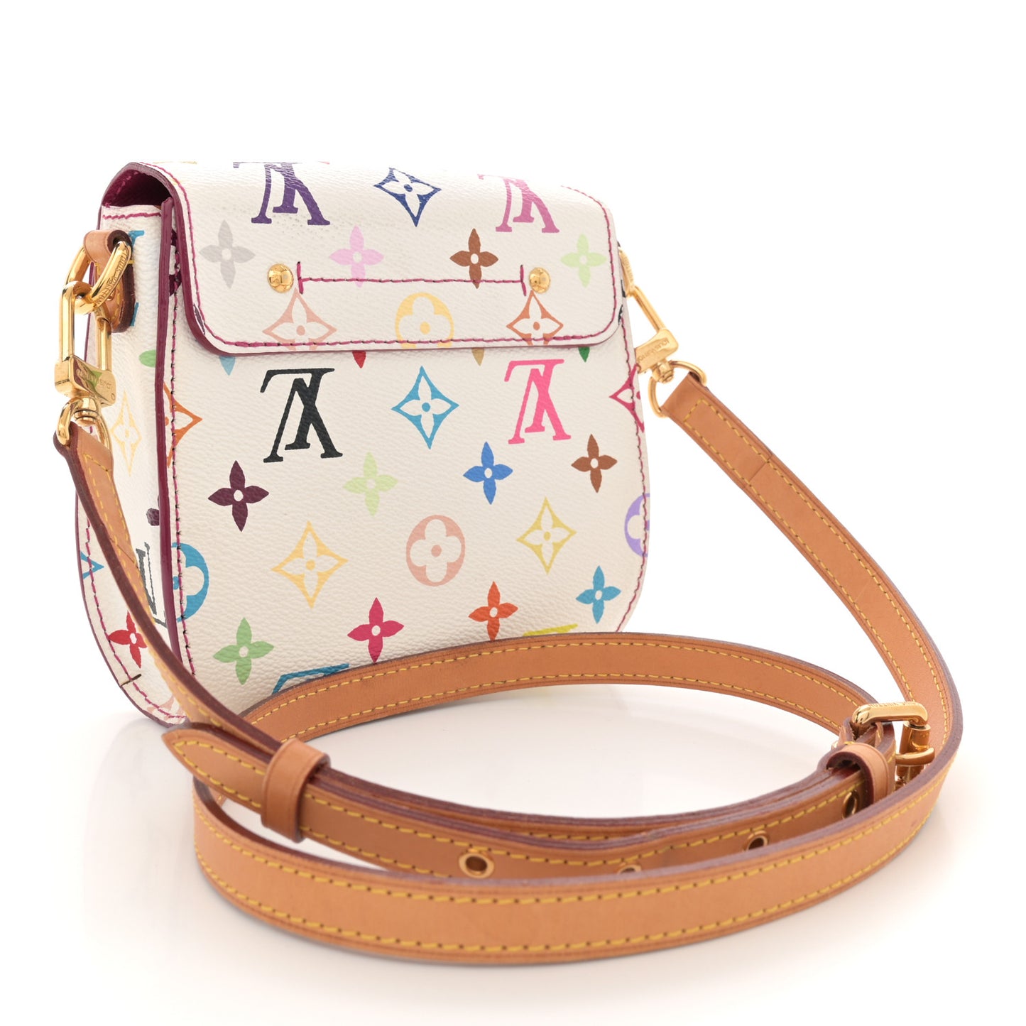Monogram Multicolor Heartbreaker White