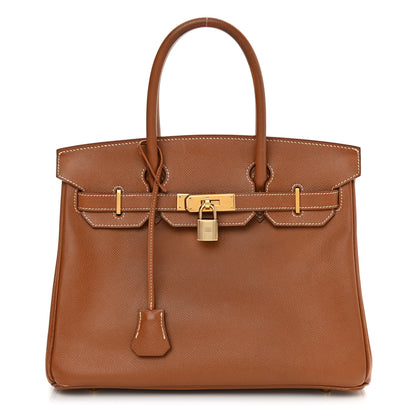 Hermes Courchevel Birkin 30 Gold 1 of 14