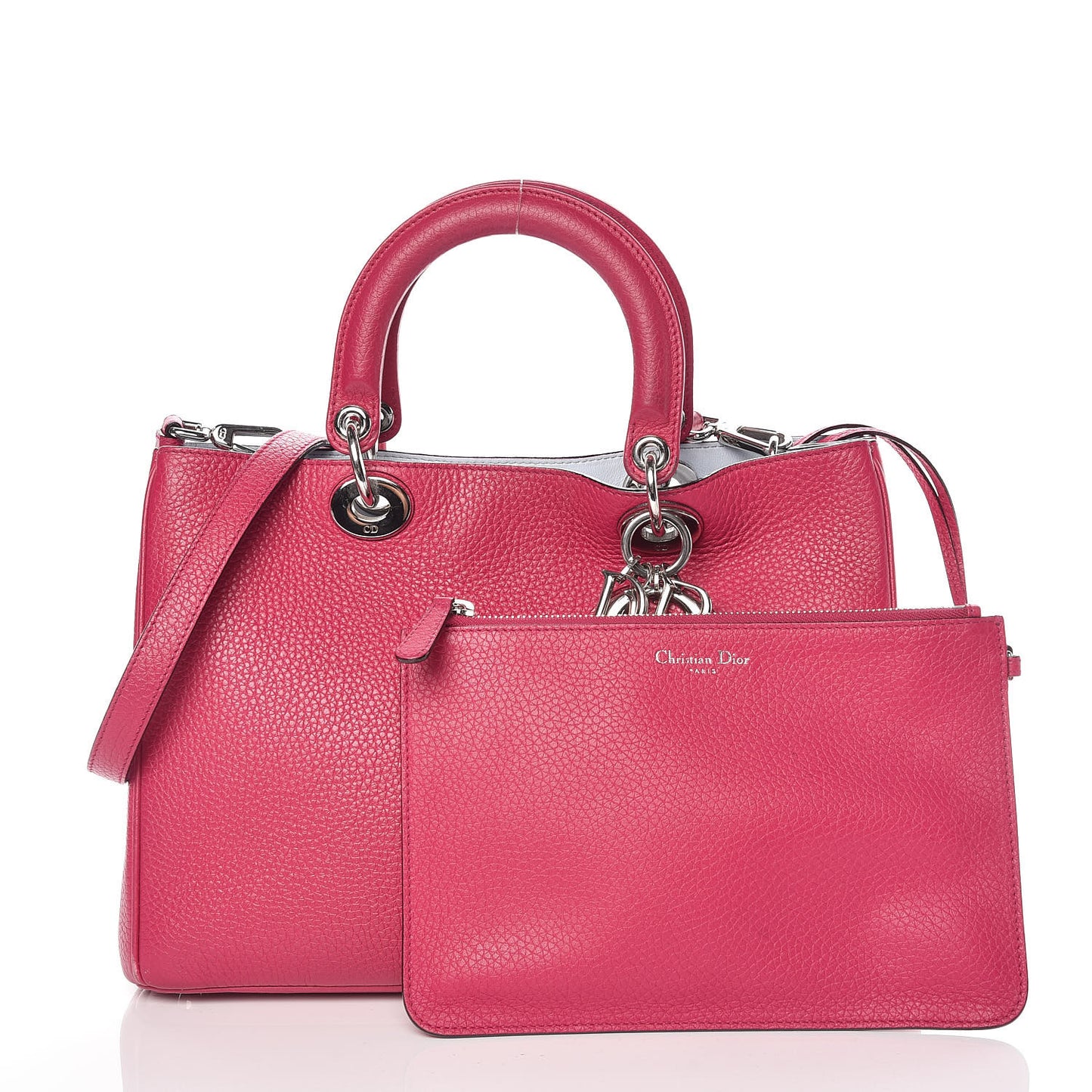 Calfskin Medium Diorissimo Bag Toxic Purple