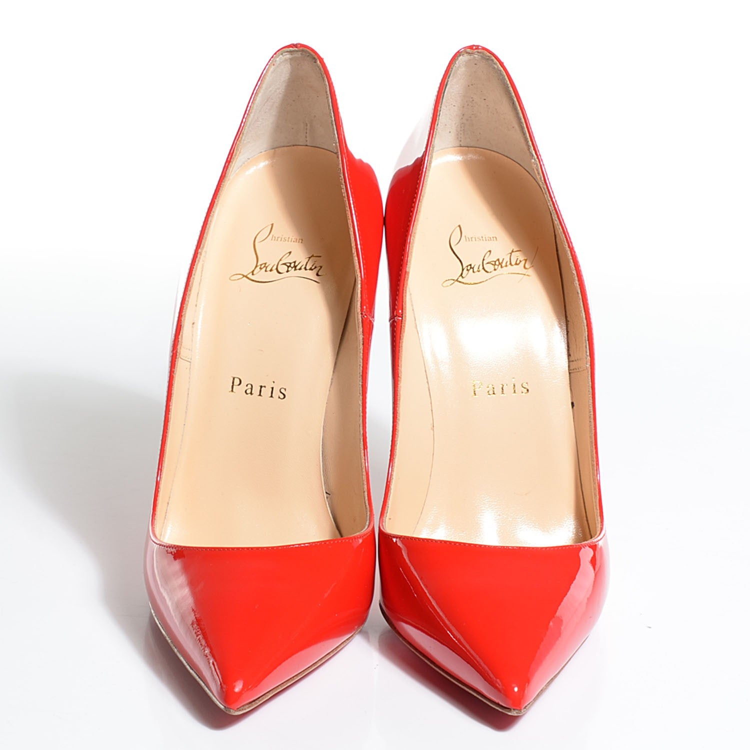 Christian Louboutin Patent So Kate 120 Pumps 38 Red 2 of 7