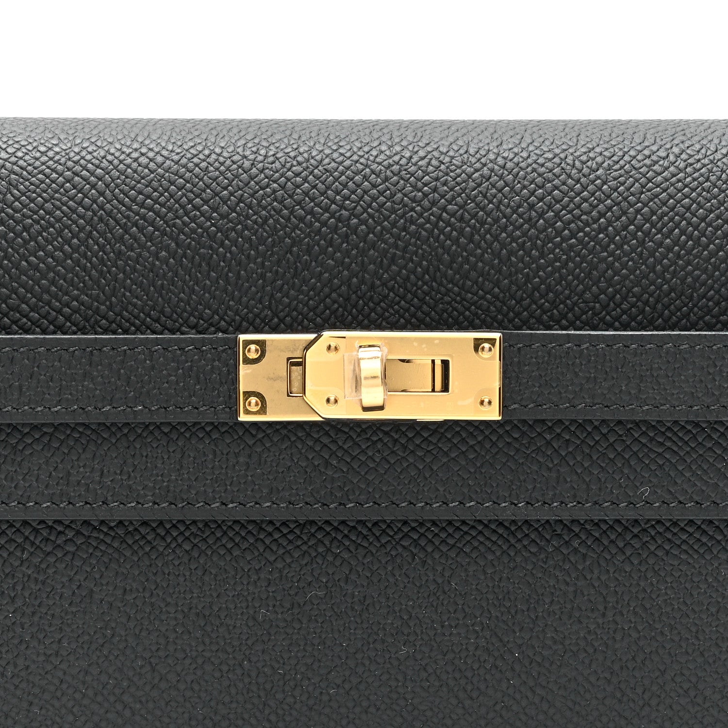 Hermes Epsom Kelly Wallet To Go Black 8 of 11