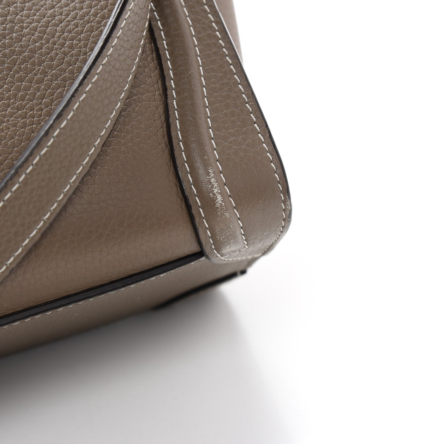 Drummed Calfskin Nano Luggage Souris