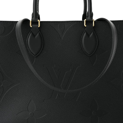 Louis Vuitton Empreinte Monogram Giant Onthego MM Black 7 of 10