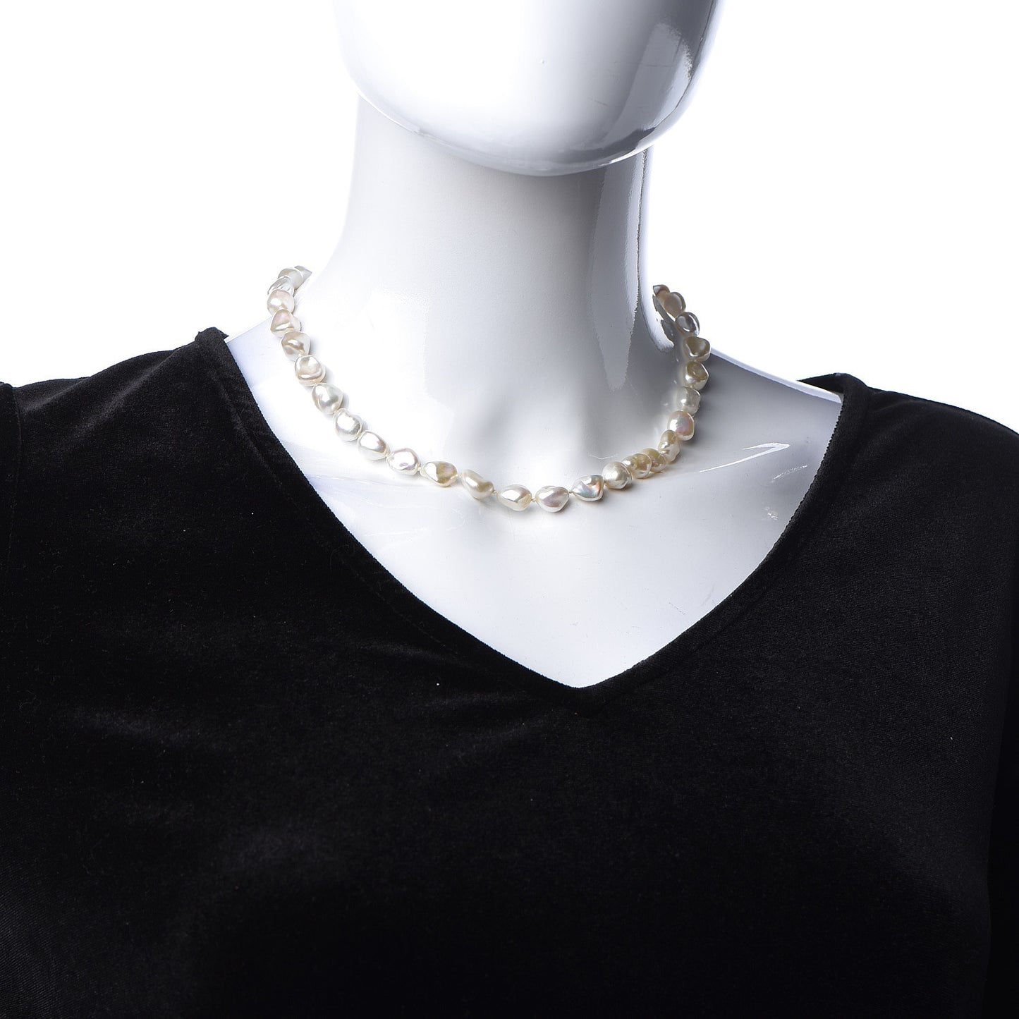 18K Yellow Gold Baroque Pearl Paloma Picasso Necklace
