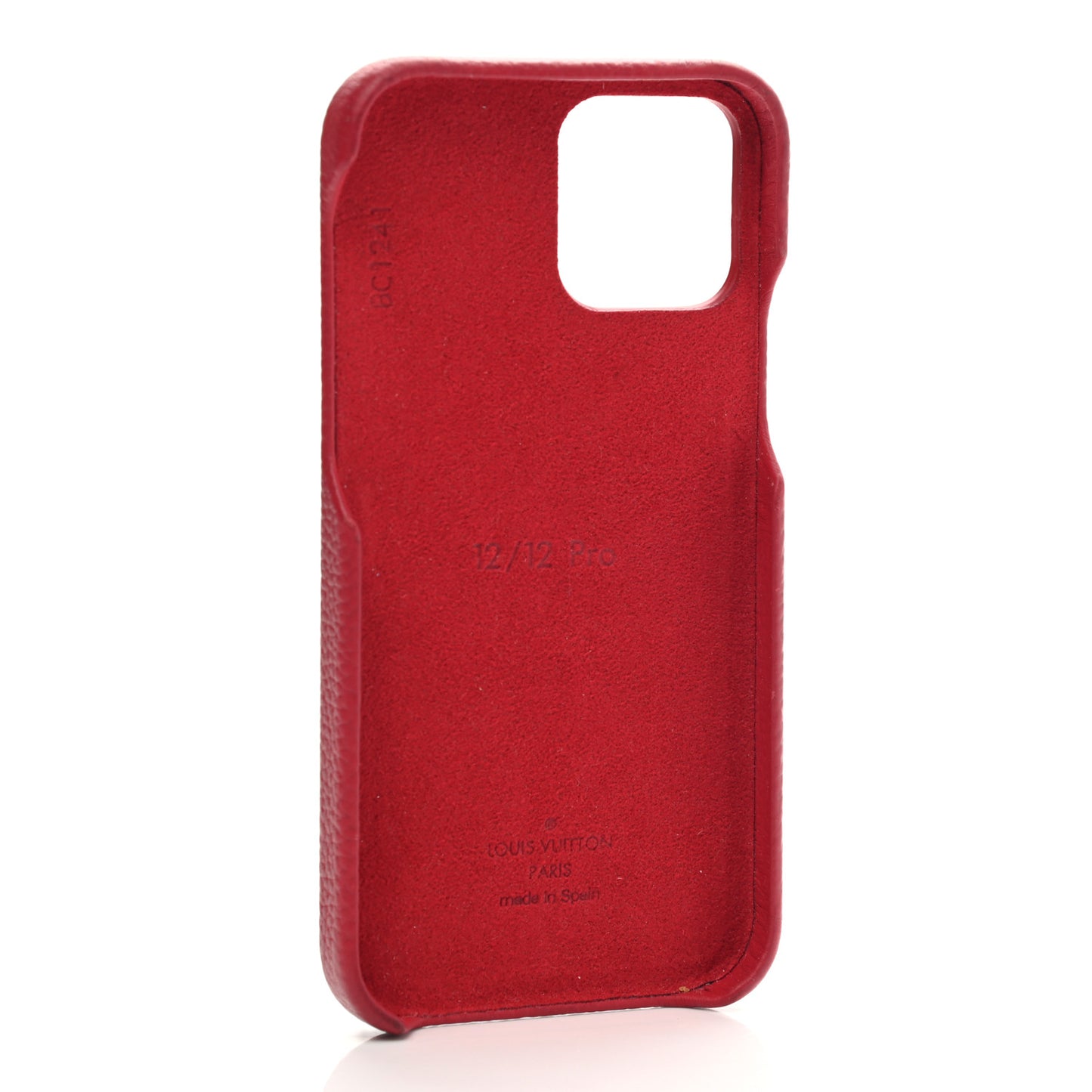Monogram iPhone 12/12 Pro Bumper Scarlet