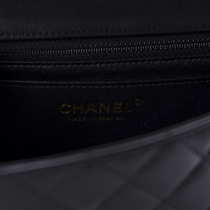 Chanel Lambskin Quilted Mini Rectangular Flap Black 8 of 11