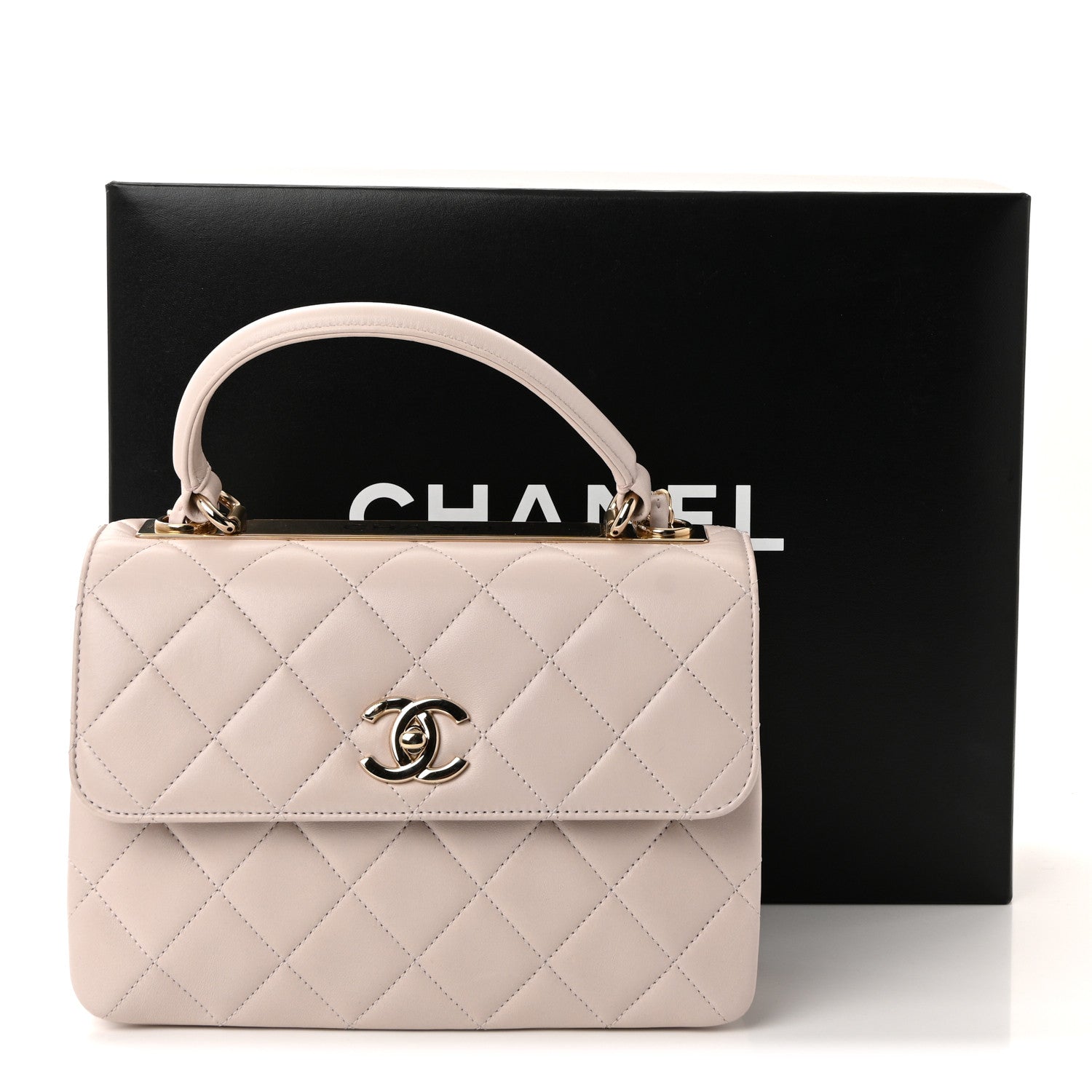 Chanel Lambskin Quilted Small Trendy CC Flap Dual Handle Bag Lilas Lilac 11 of 11