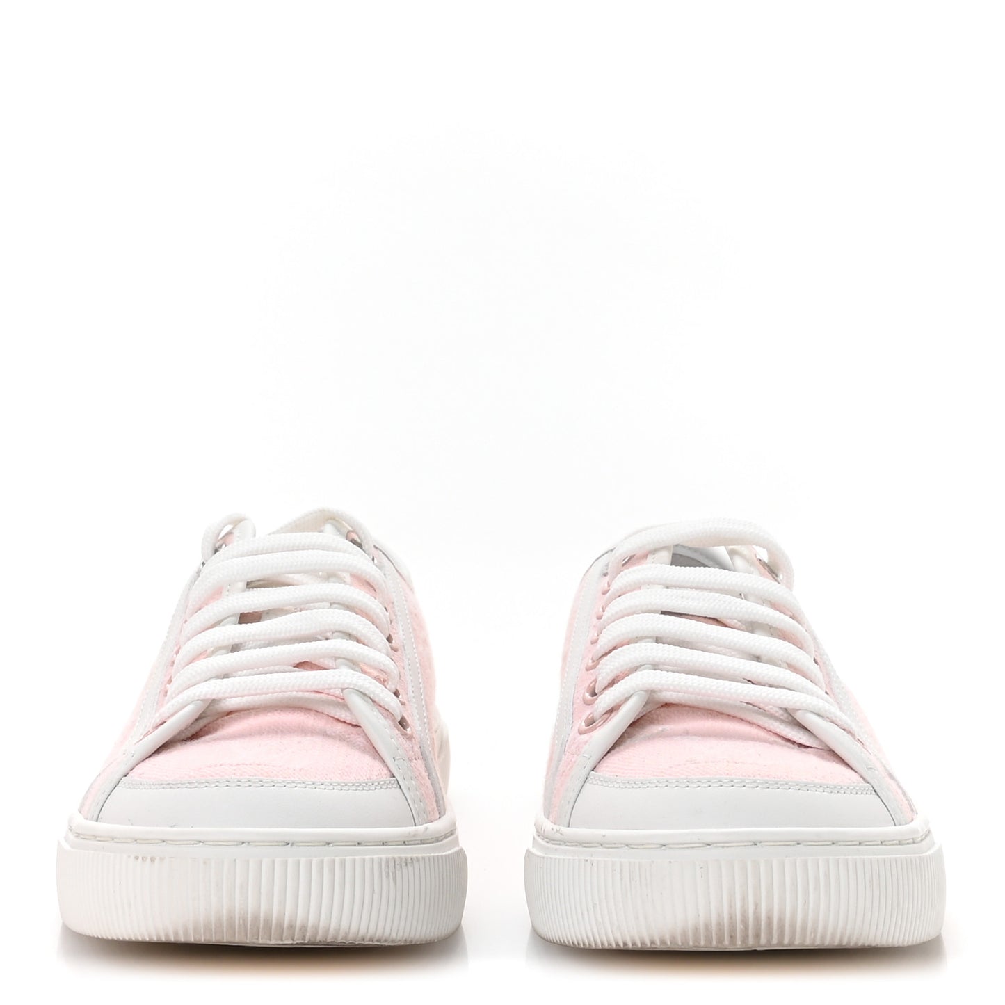 Denim Monogram Lagoon Sneakers 35 Pink