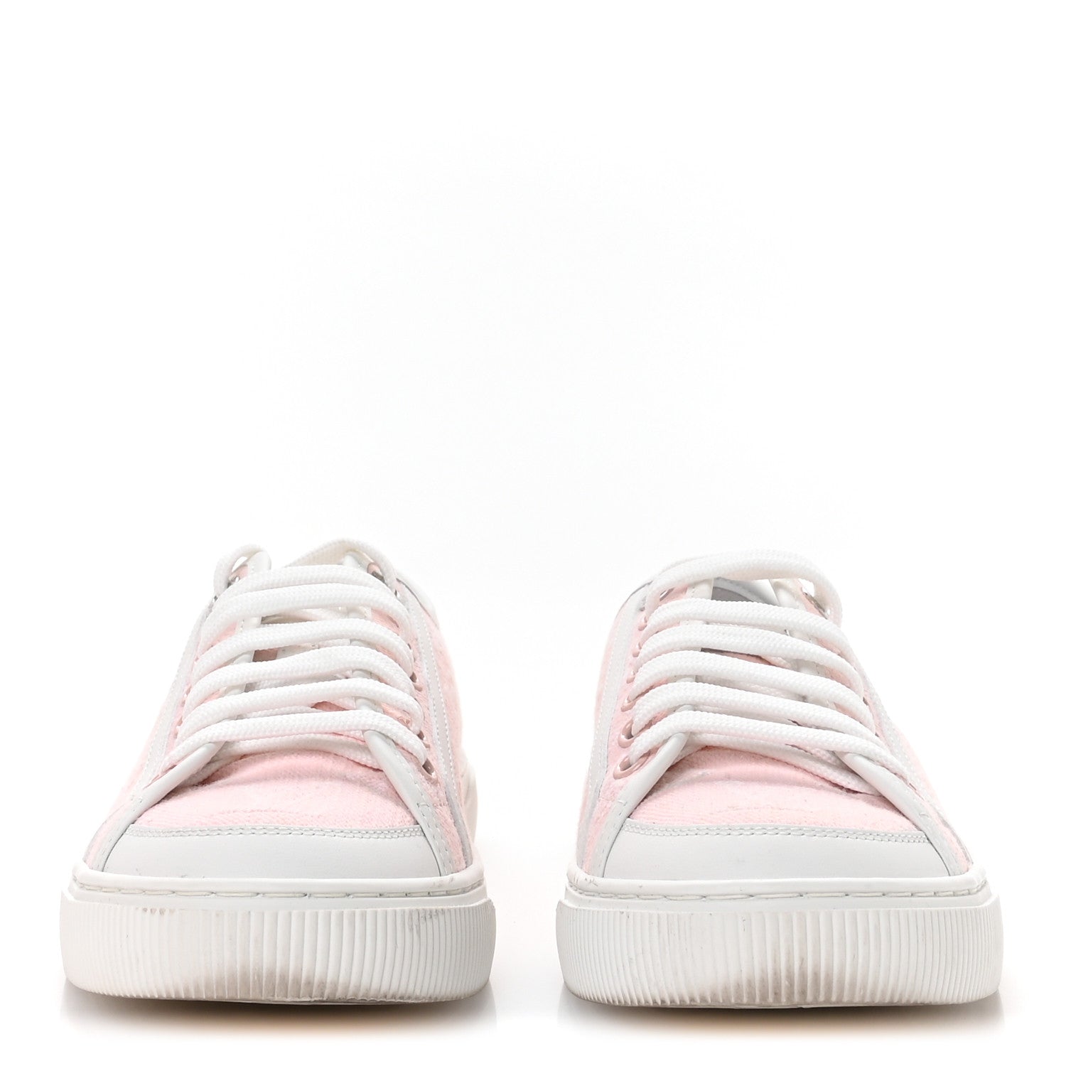 Louis Vuitton Denim Monogram Lagoon Sneakers 35 Pink 3 of 9