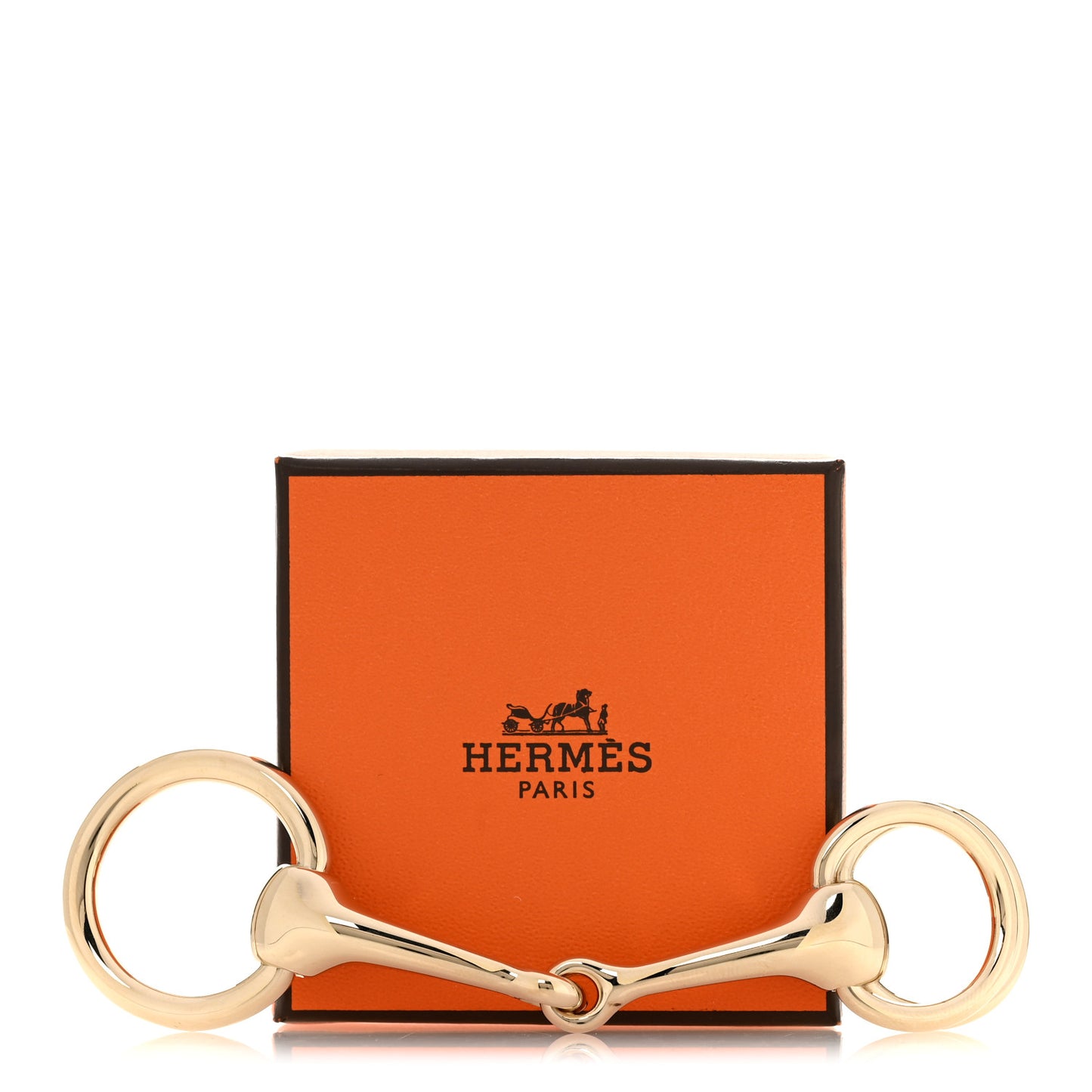 Permabrass Mors Scarf Ring Gold