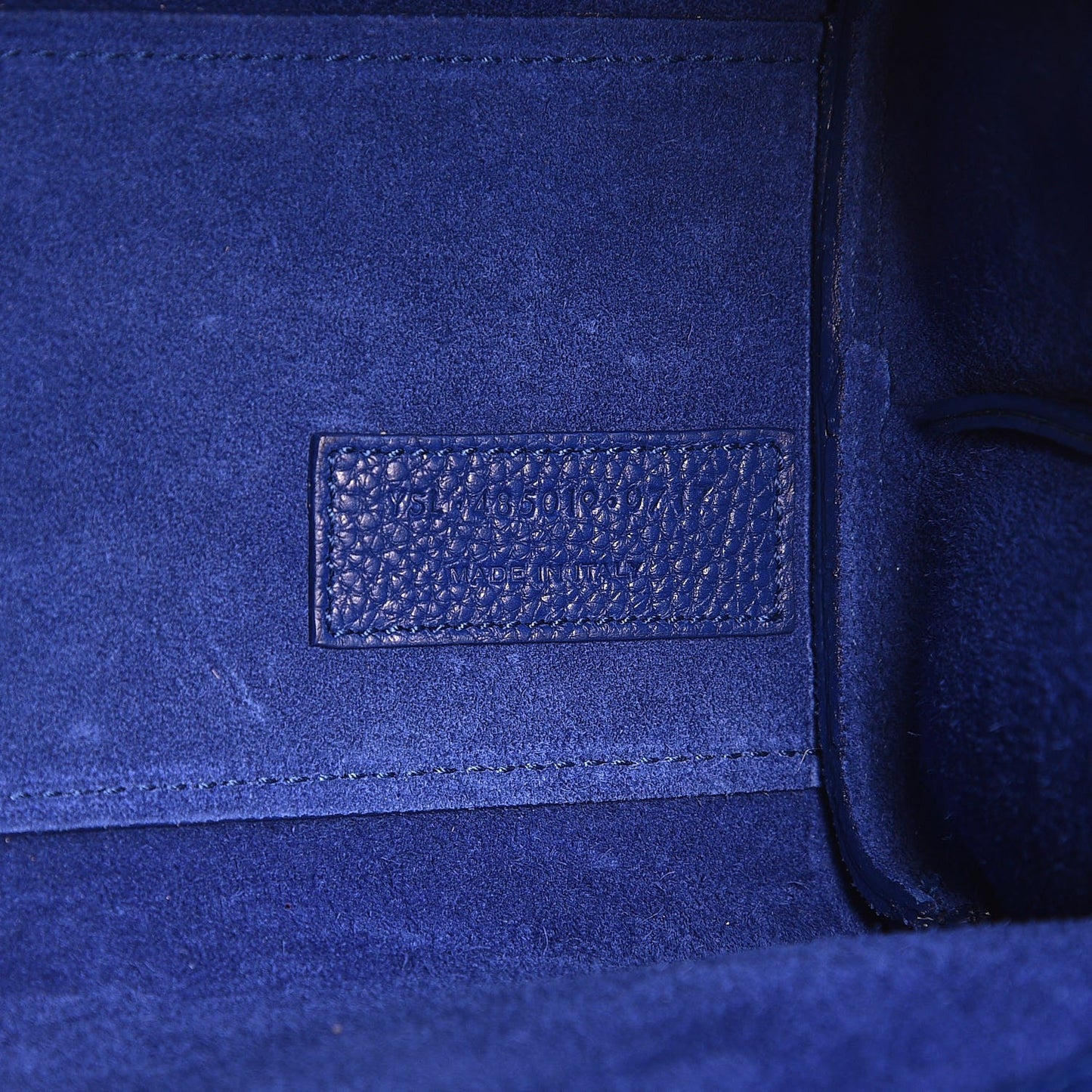 Grained Calfskin Nano Supple Sac De Jour Flash Blue