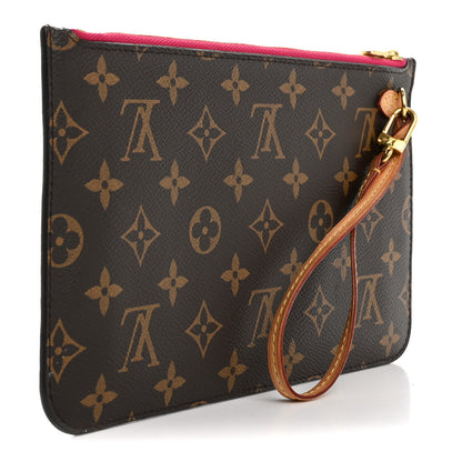 Louis Vuitton Monogram Neverfull MM GM Pochette Pivoine 3 of 16