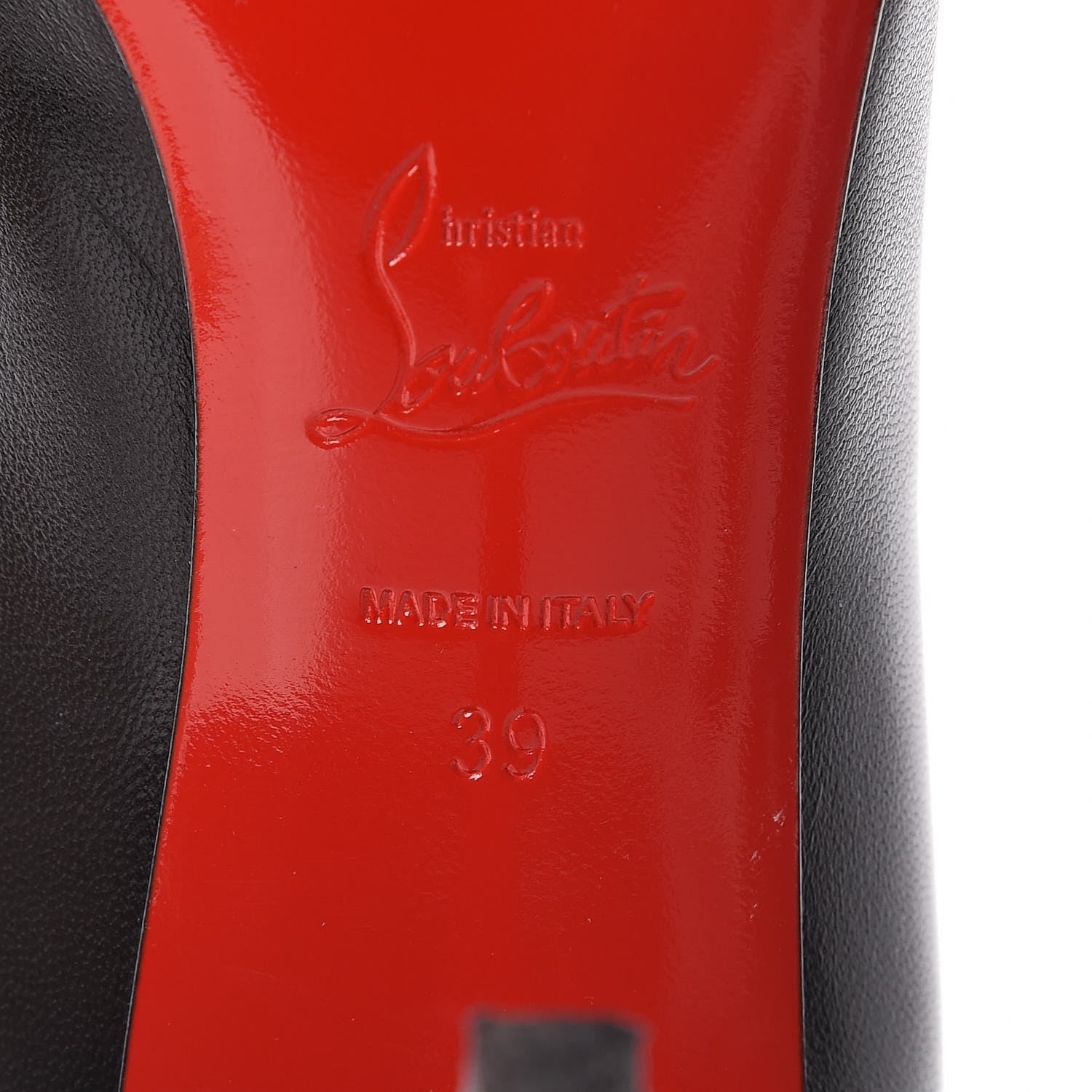 Christian Louboutin Shiny Nappa Pigalle 100 Pumps 39 Black 8 of 15