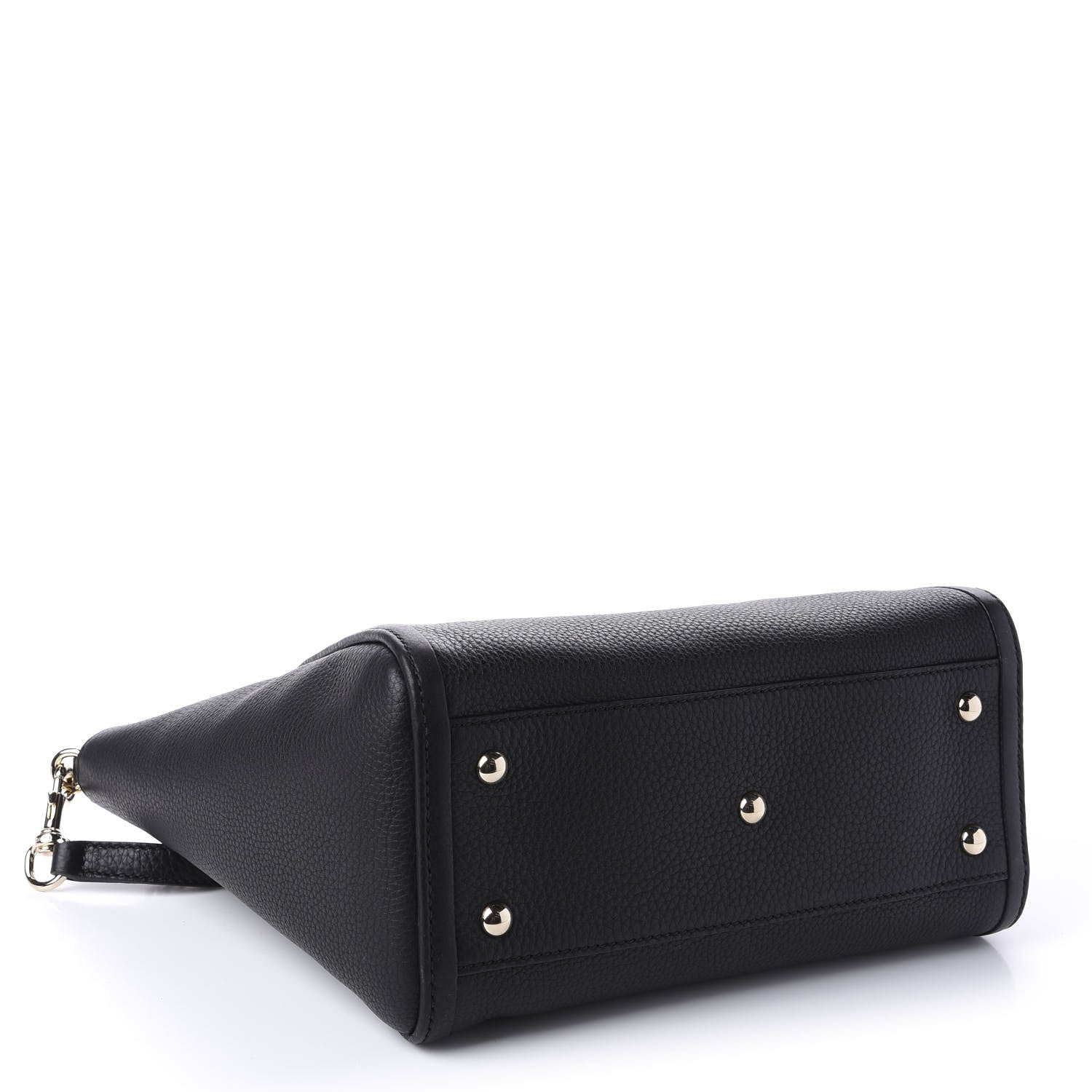 Gucci Pebbled Calfskin Small Soho Top Handle Bag Black 5 of 11