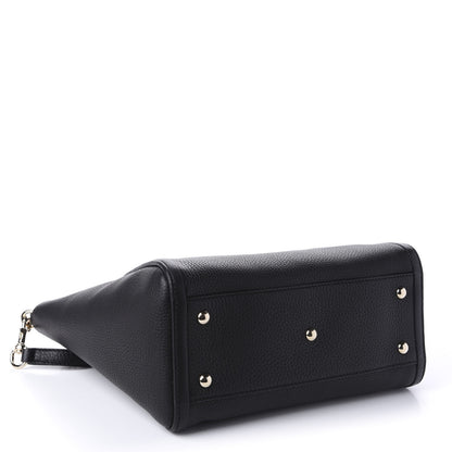 Gucci Pebbled Calfskin Small Soho Top Handle Bag Black 5 of 11