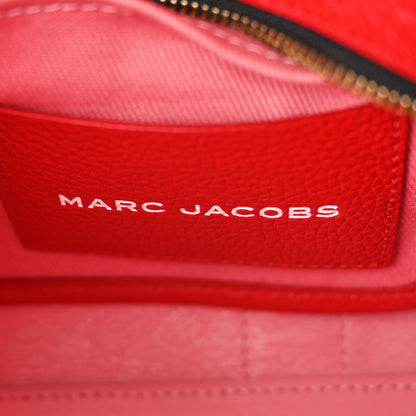 Marc Jacobs Grained Calfskin Small The Tote Bag True Red 6 of 10