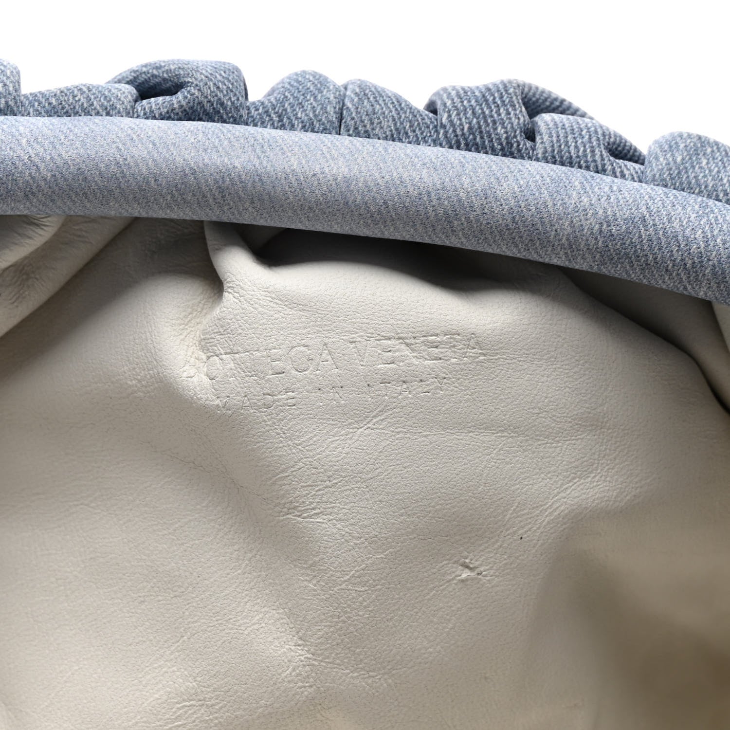 Bottega Veneta Denim Teen Pouch Clutch 6 of 7