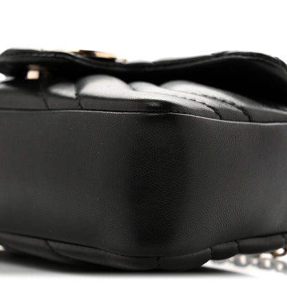 Gucci Lambskin Matelasse Mini GG Marmont Shoulder Bag Black 11 of 11