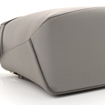 Loewe Soft Grained Calfskin Small Puzzle Edge Bag Pearl Grey 8 of 10