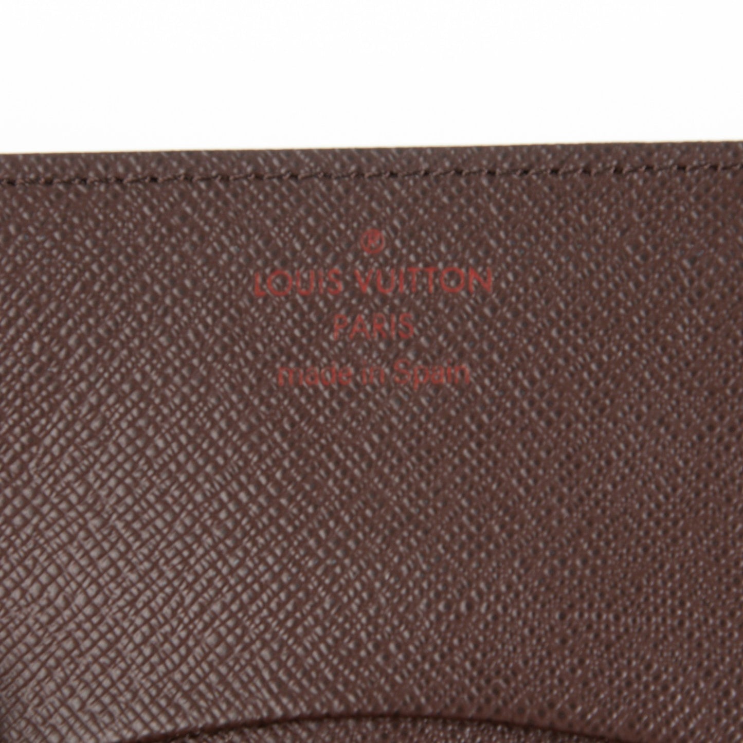 Damier Ebene Business Card Holder