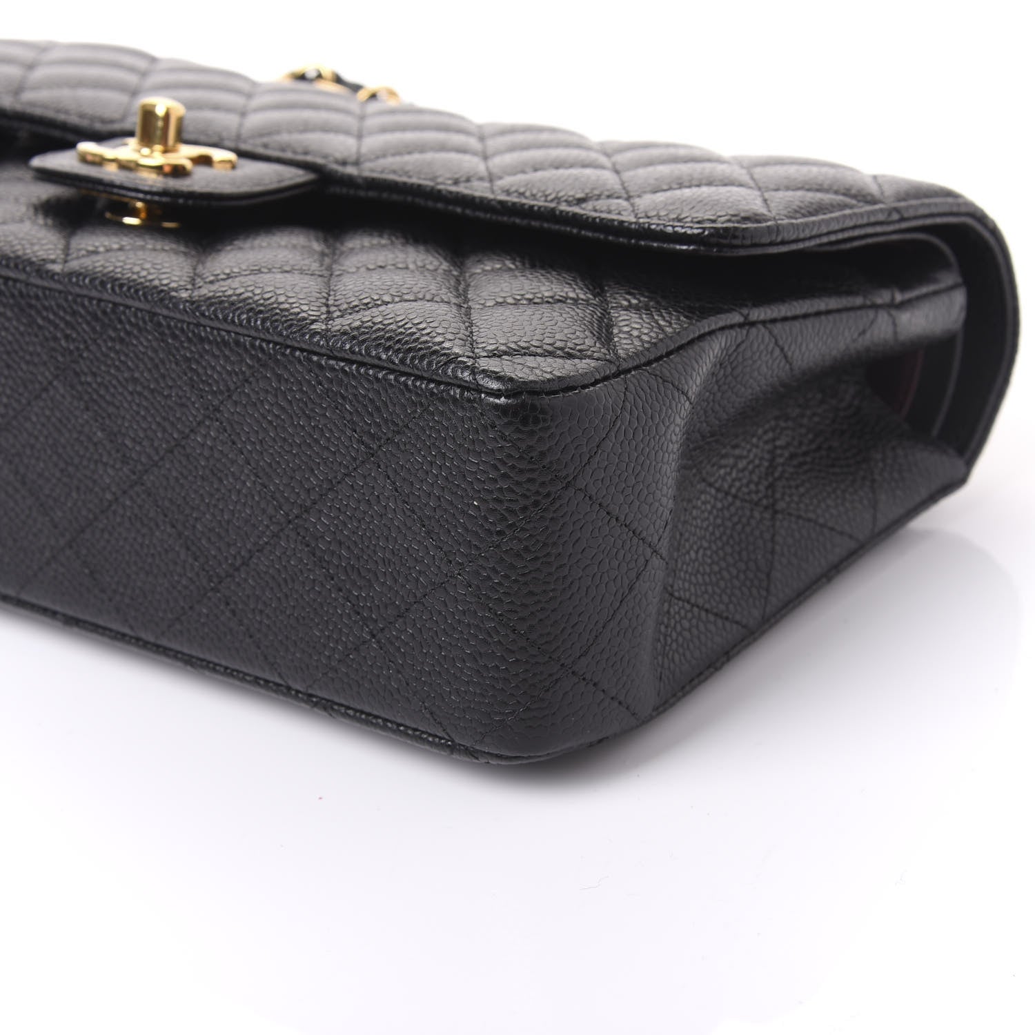 Chanel Caviar Quilted Medium Double Flap Black 6 of 10
