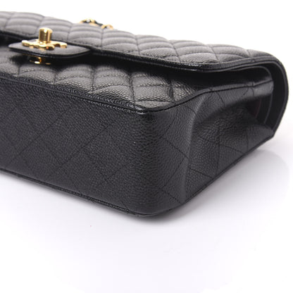 Chanel Caviar Quilted Medium Double Flap Black 6 of 10