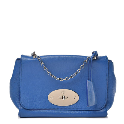 Mulberry Glossy Goatskin Small Lily Flap Bluebell Blue 1 of 12