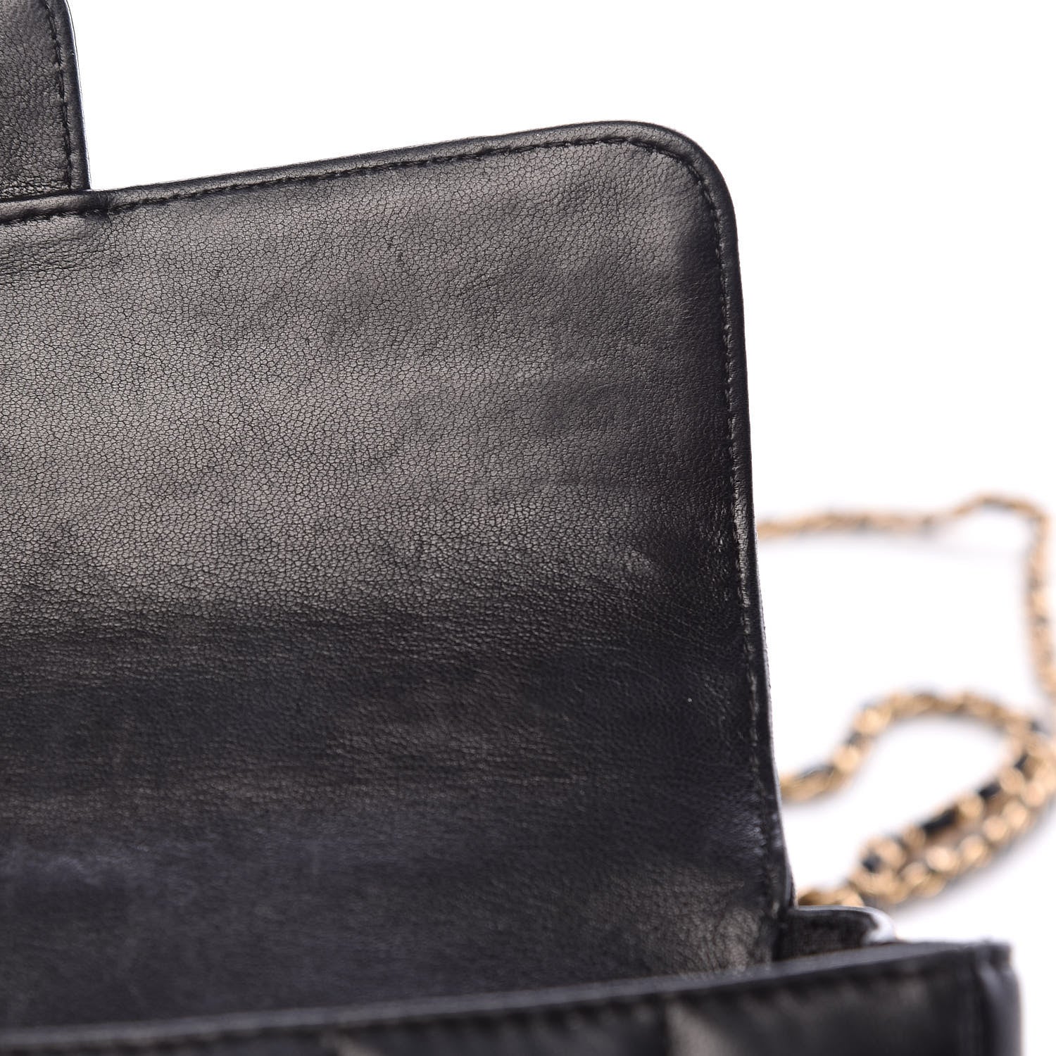 Chanel Lambskin Quilted Mini Chocolate Bar Camellia Flap Black 18 of 23