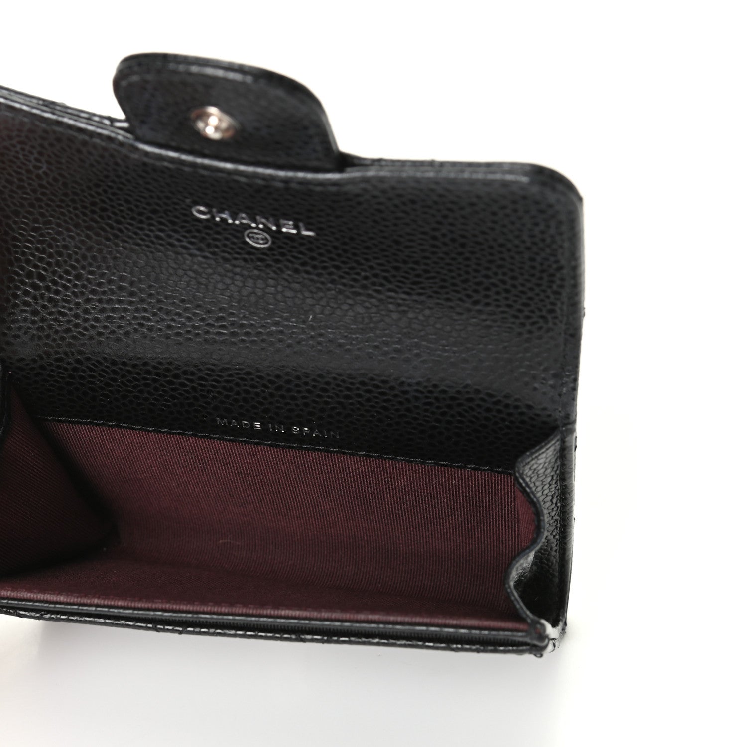Chanel Caviar Quilted Flap Card Holder Black 5 of 8