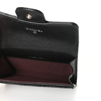 Chanel Caviar Quilted Flap Card Holder Black 5 of 8