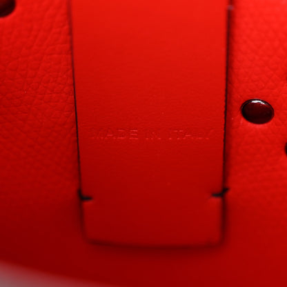 Christian Louboutin Calfskin Loubinthesky Spikes Mini North South Cabata Tote Black 6 of 10