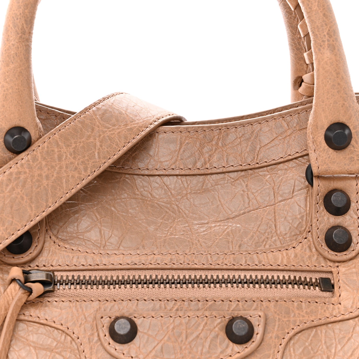 Balenciaga Agneau Arena Classic Hardware Small Le City Latte 8 of 16
