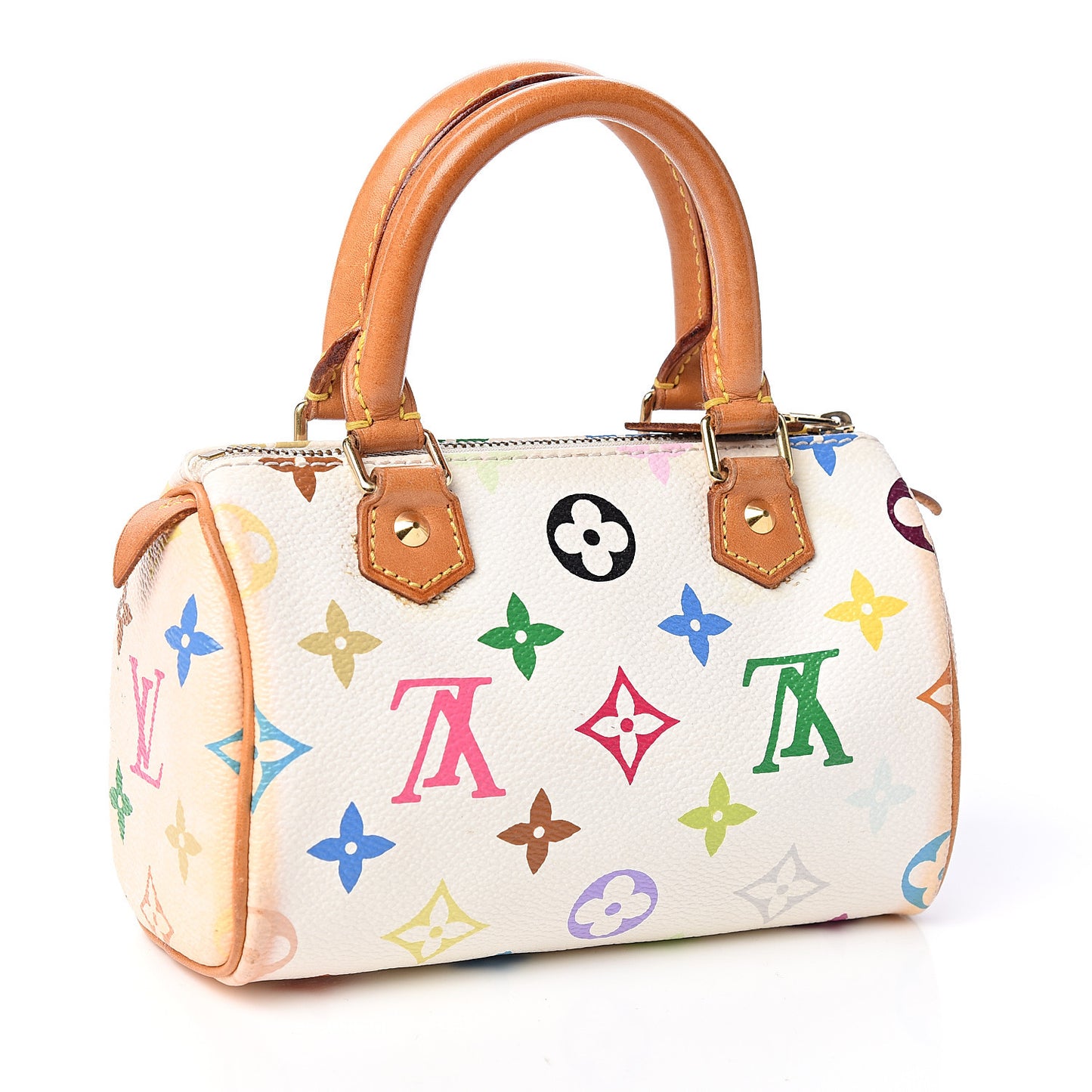Monogram Multicolor Mini Sac HL Speedy White