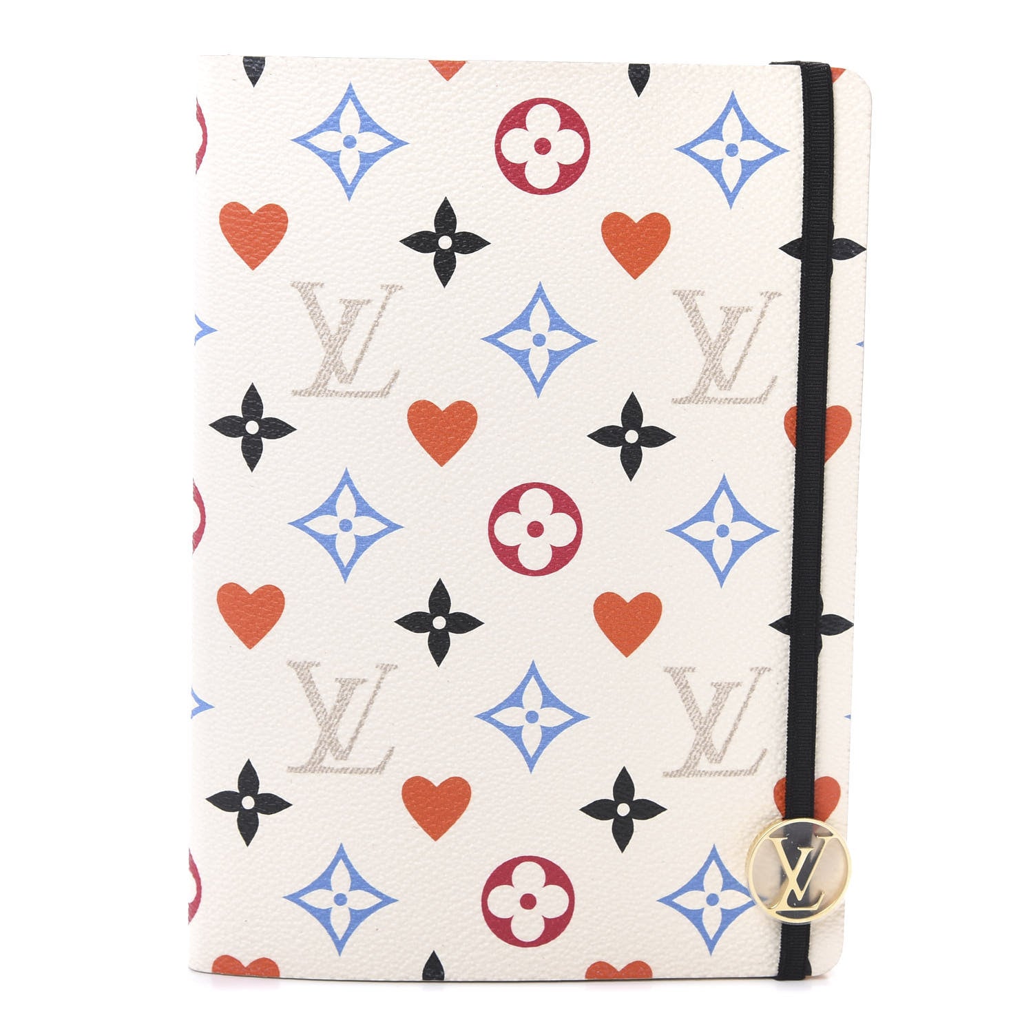 Louis Vuitton Game On Clemence Notebook MM White 1 of 8