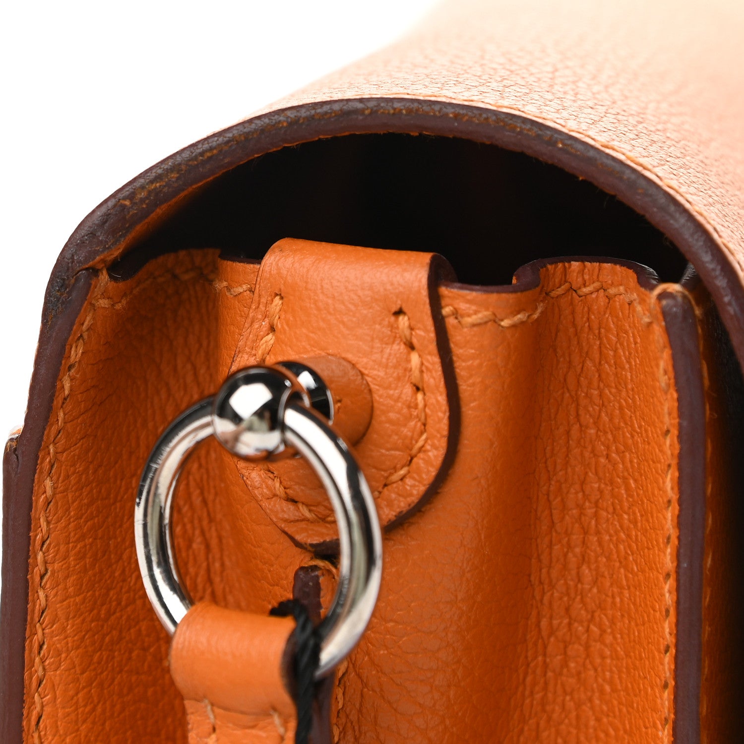 Hermes Evercolor Mini Sac Roulis Abricot 9 of 9