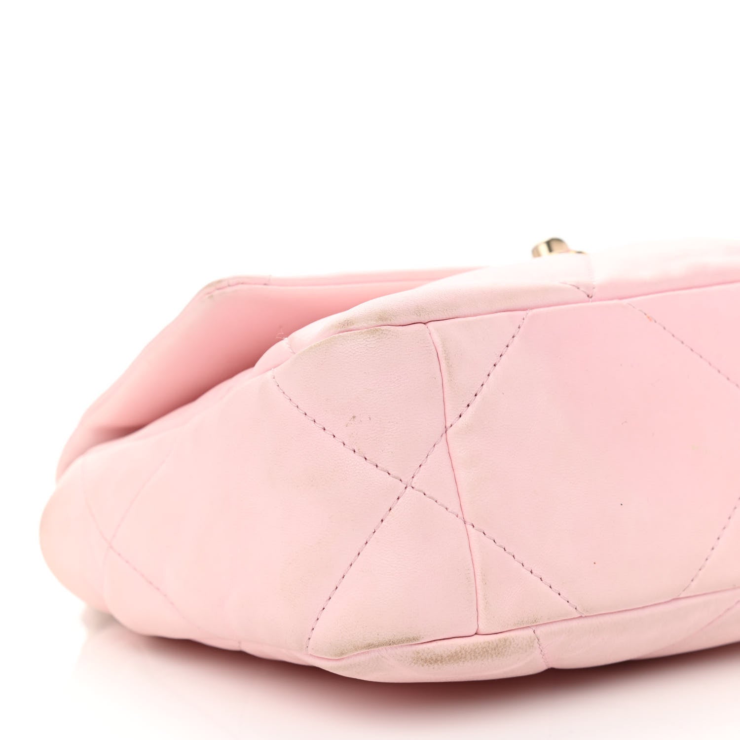Chanel Lambskin Quilted Medium Chanel 19 Flap Light Pink 9 of 17
