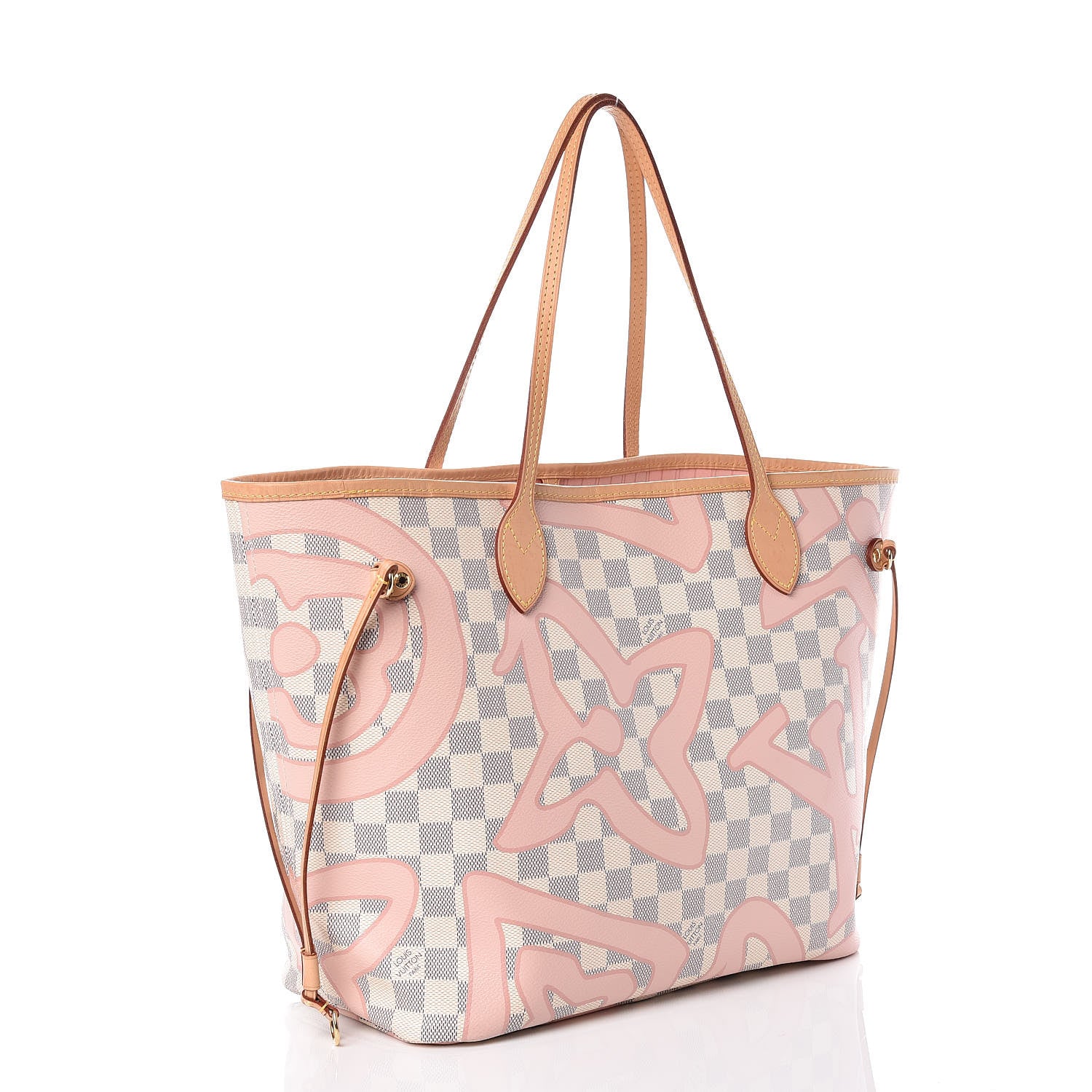 Louis Vuitton Damier Azur Tahitienne Neverfull MM 4 of 13