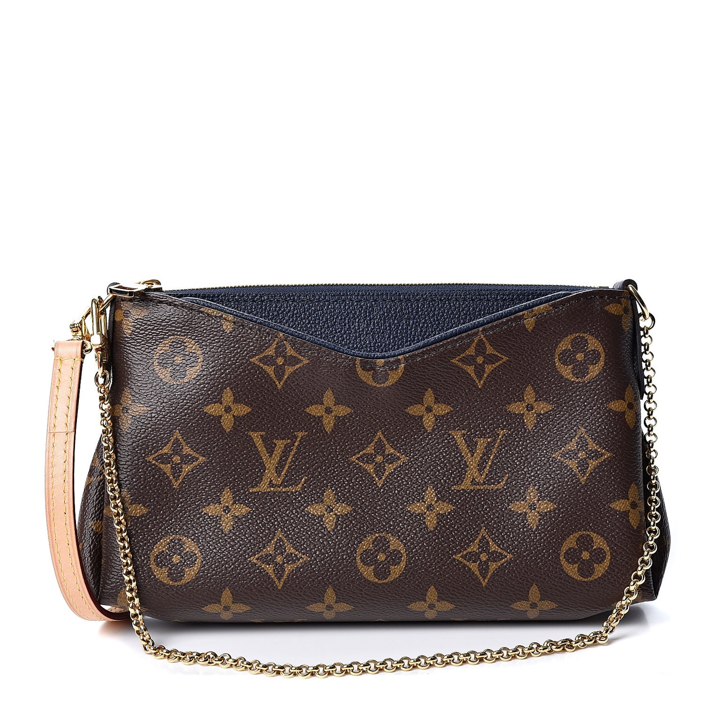 Monogram Pallas Clutch Blue Marine