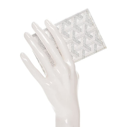 Goyard Goyardine Saint Pierre Card Holder White 2 of 7