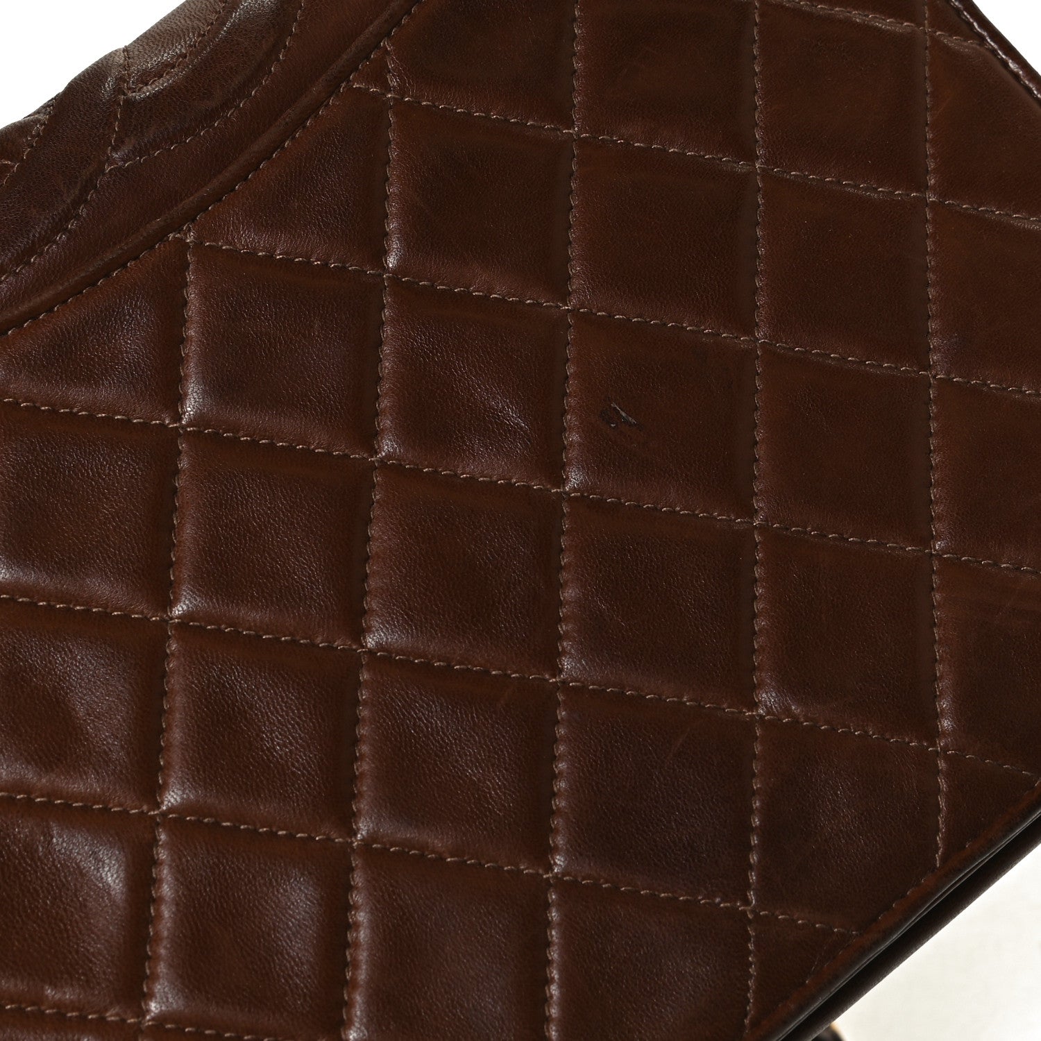 Chanel Lambskin Quilted Small CC Single Flap Bag Brown 9 of 11