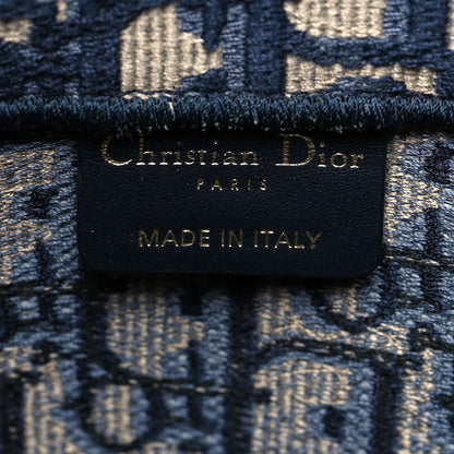 Christian Dior Oblique Large Book Tote Blue Multicolor 5 of 9