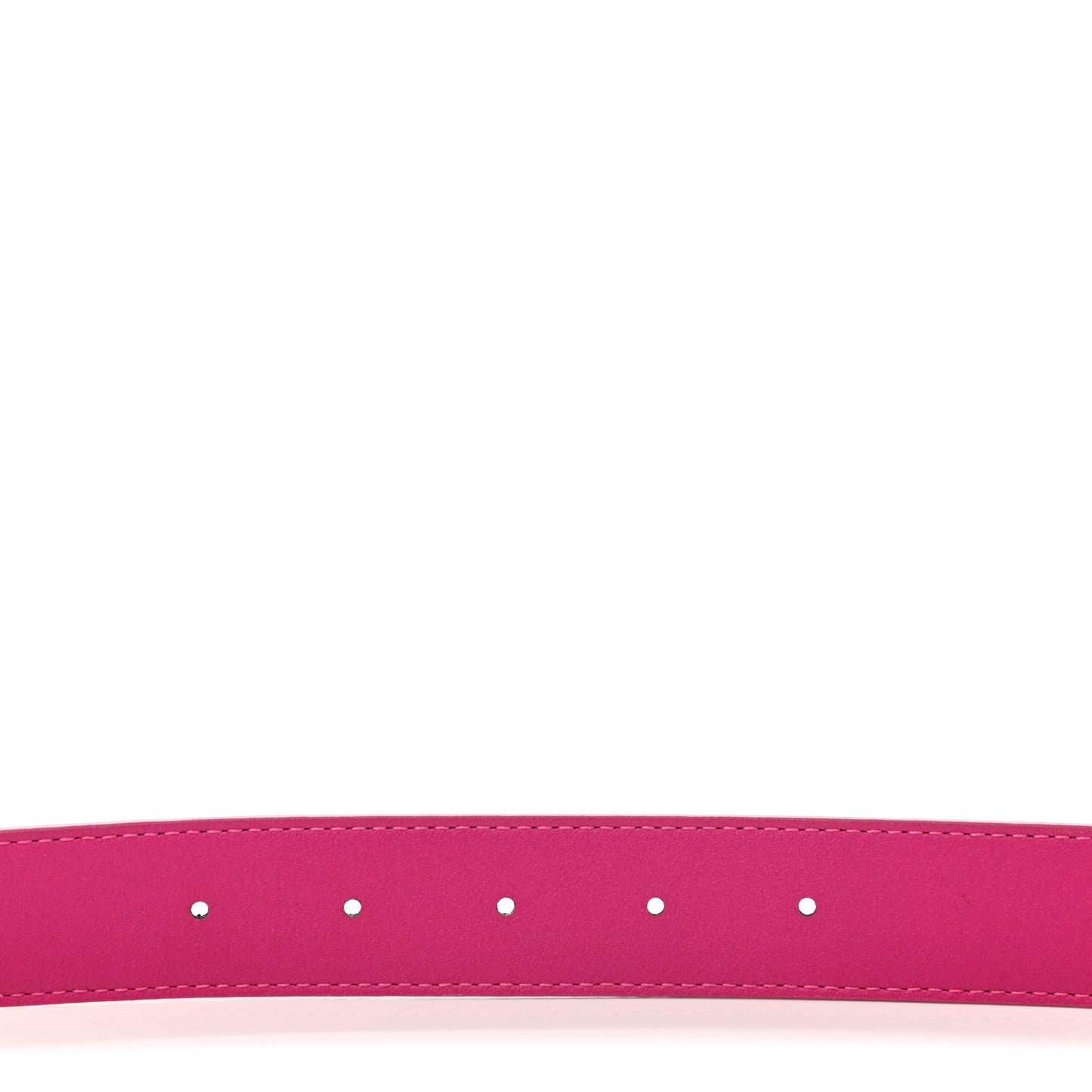 Calfskin Monogram 30mm LV Initiales Reversible Belt 80 32 Pink