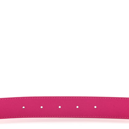 Louis Vuitton Calfskin Monogram 30mm LV Initiales Reversible Belt 80 32 Pink 4 of 6
