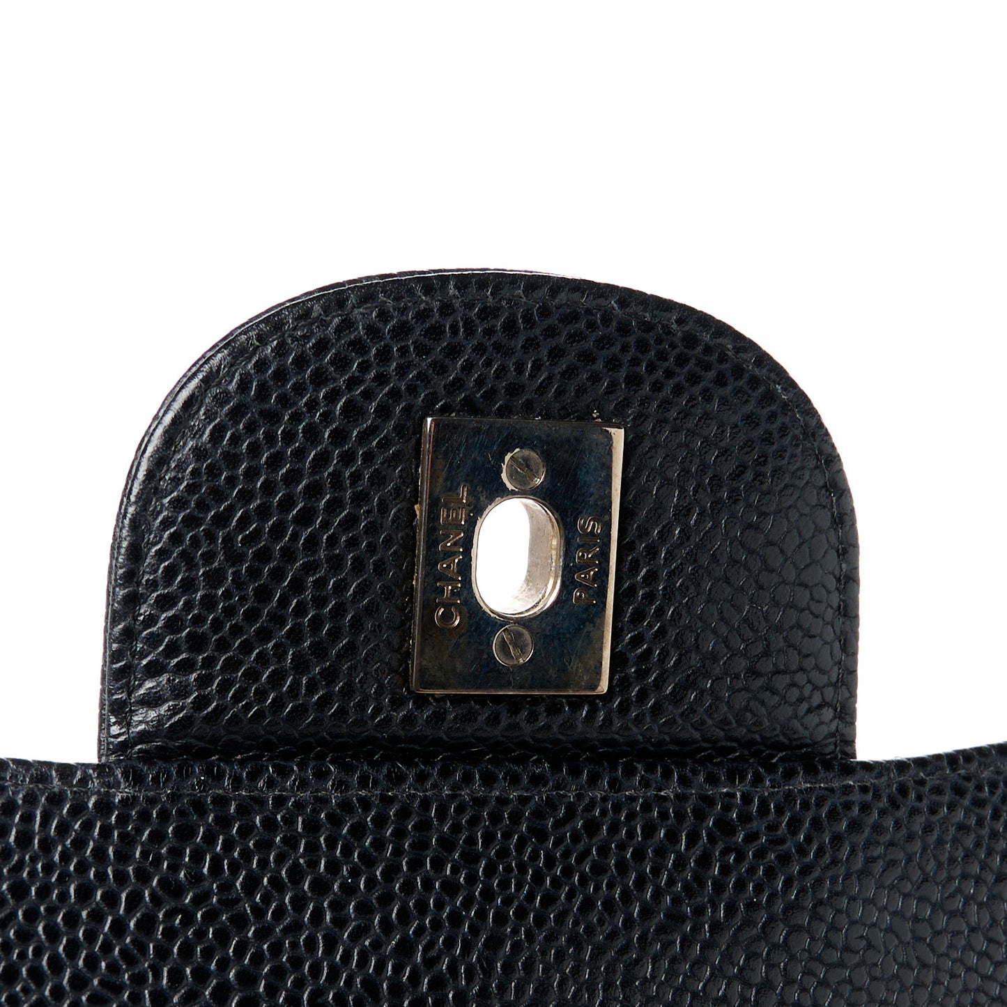Caviar Quilted Maxi Single Flap Black
