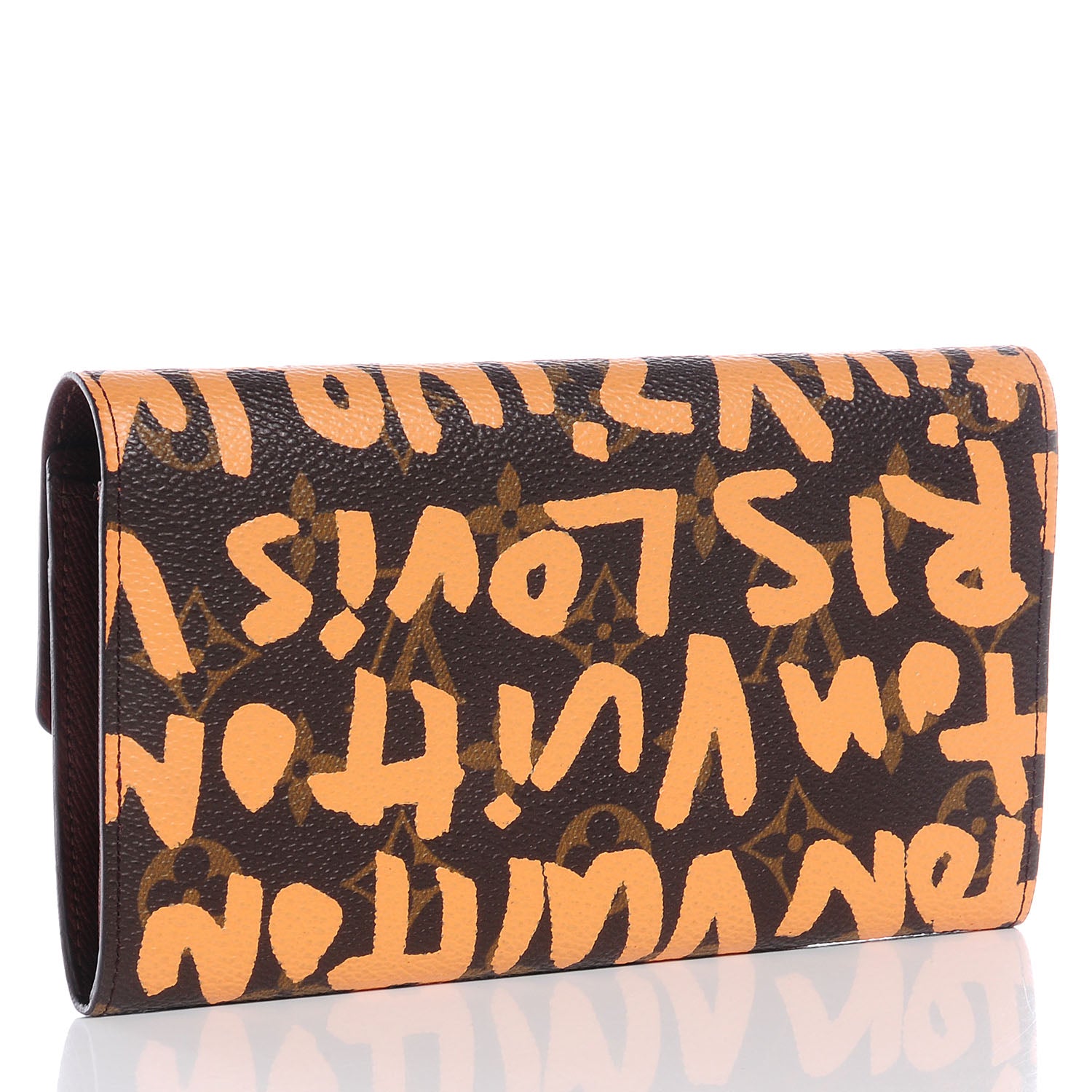 Louis Vuitton Monogram Graffiti Porte-Monnaie Wallet Peach 3 of 7