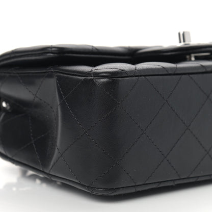 Chanel Lambskin Quilted Mini Rectangular Flap Black 8 of 13