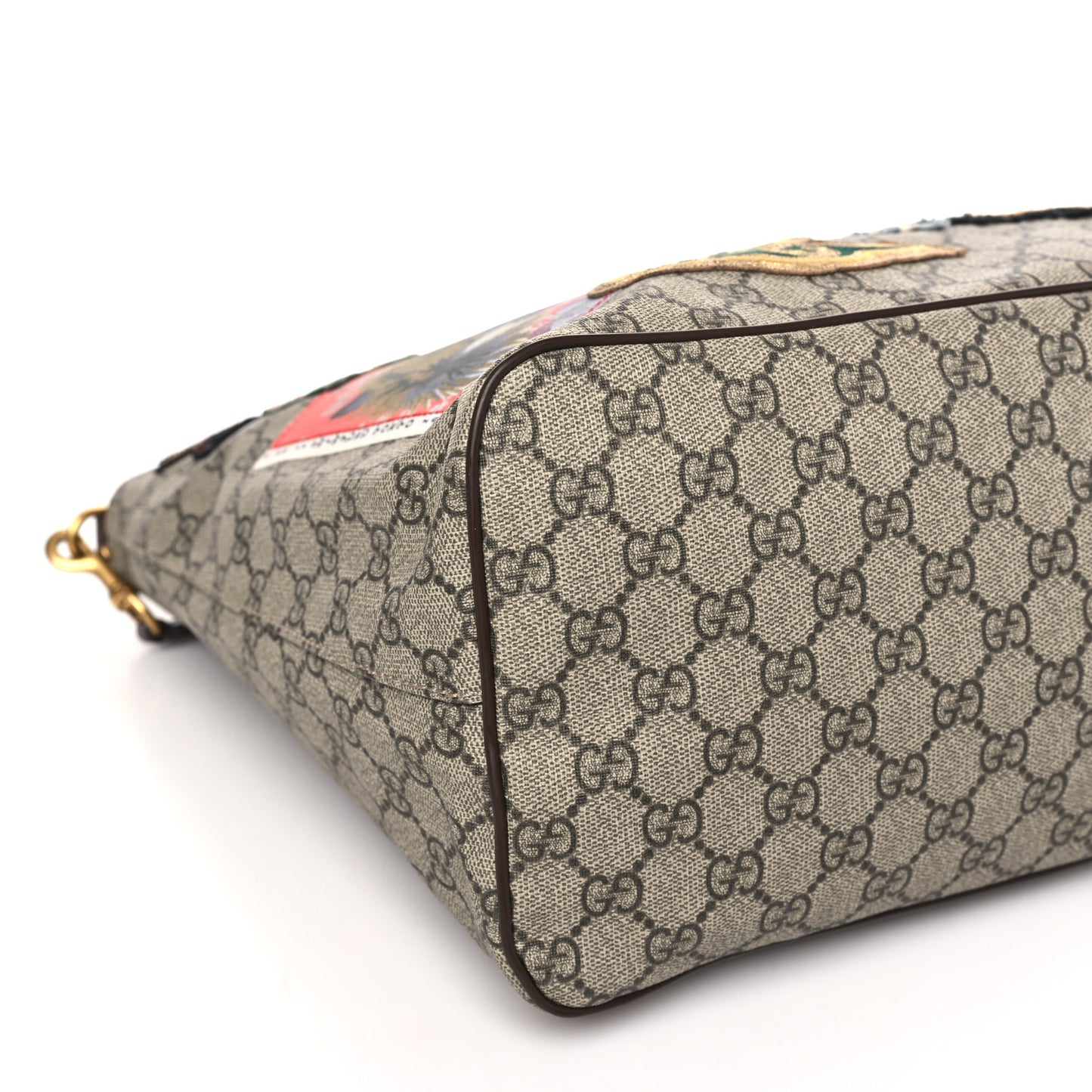 Soft GG Supreme Monogram Courrier Medium Crossbody Tote Beige New Acero