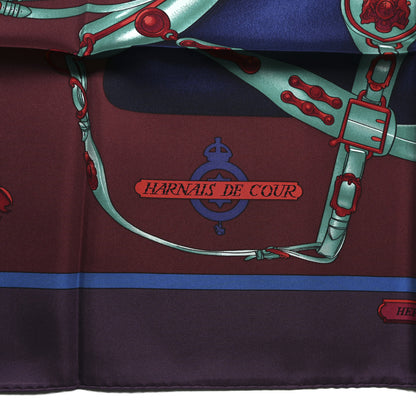 Hermes Silk Harnais De Cour Scarf 90 5 of 5
